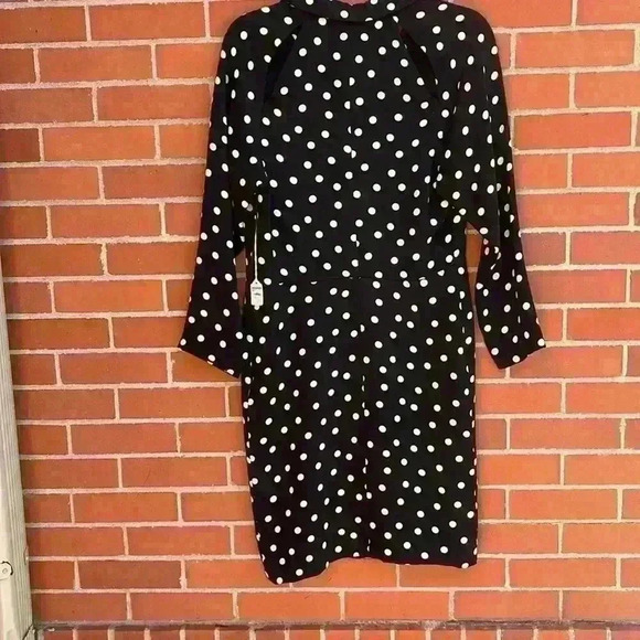 Vintage Black and white polka dot bespoke Geoffrey Beene size 6/8 - Picture 4 of 8